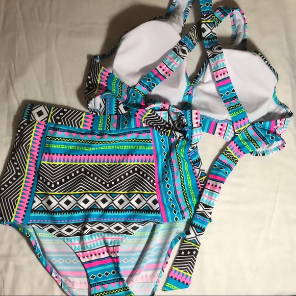 Aztec 2 piece swimsuit - Picture 6 of 6